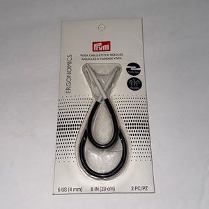 Brand New Sealed Prym 8” Yoga Cable Stitch Needles